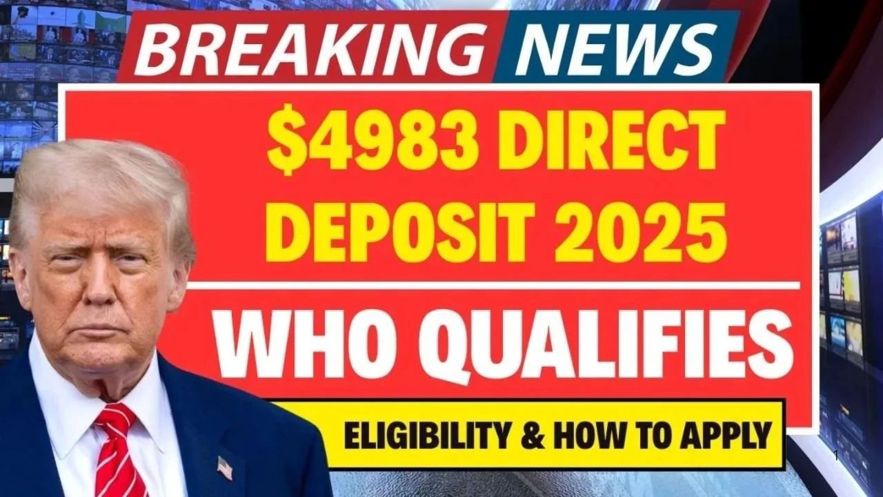 $4,983 Direct Deposit Sparks Nationwide Attention — What’s Real, Who May Qualify, and When Payments Could Arrive in 2025