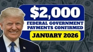 Federal Government $2,000 Payments Confirmed for January 2026: Eligibility, Timeline, and What to Expect