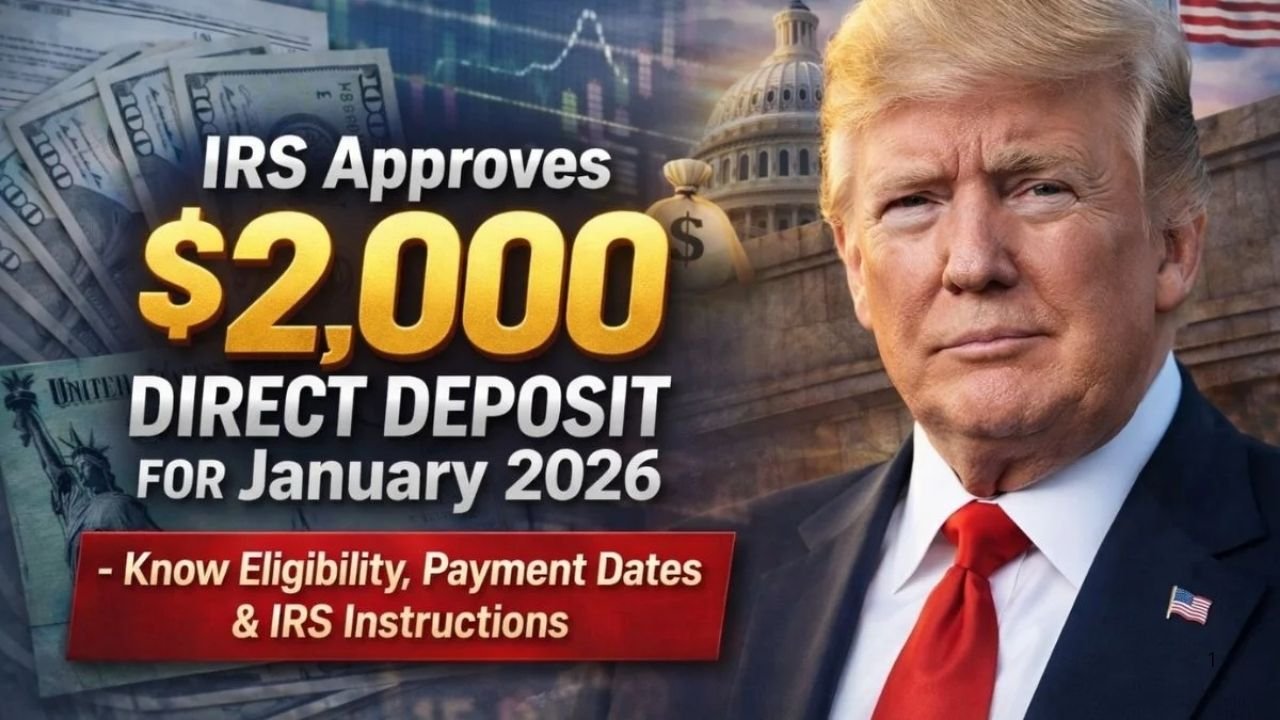 IRS $2,000 Direct Deposit in January 2026 – Eligibility, Payment Dates & Instructions