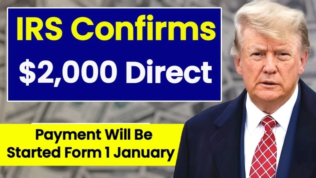 IRS Confirms $2,000 Direct Deposit for January 2026: Eligibility Rules, Payment Timeline, and What Taxpayers Should Know
