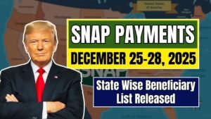 SNAP Payments December 25–28, 2025: State-Wise Beneficiary List Released