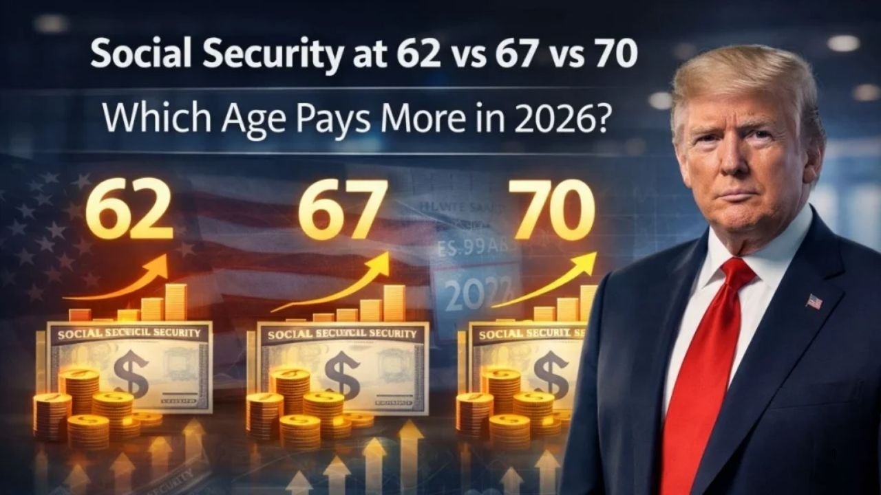 Social Security Benefits at 62 vs 67 vs 70 in 2026: Which Claiming Age Pays You More?